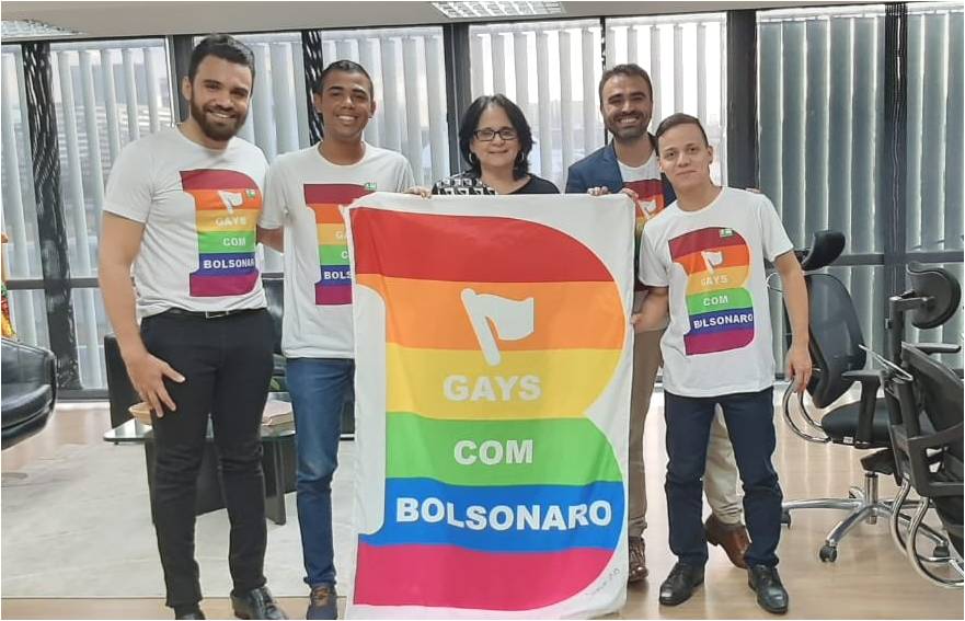 "Gays com Bolsonaro" se reúnem com Damares para tratar de empregabilidade LGBT