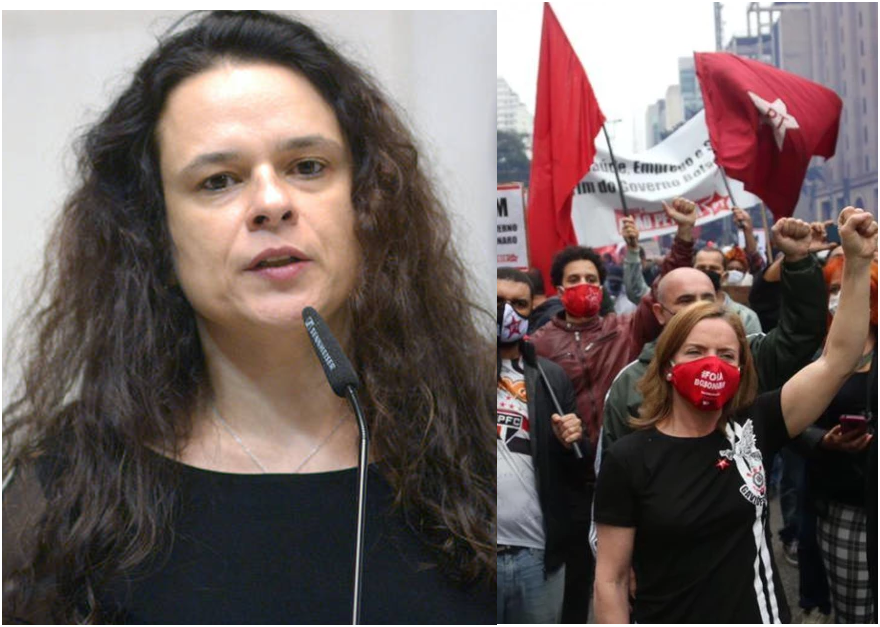 Janaína sobre a esquerda: 'Quanto mais vermelha as ruas, mais Bolsonaro cresce'