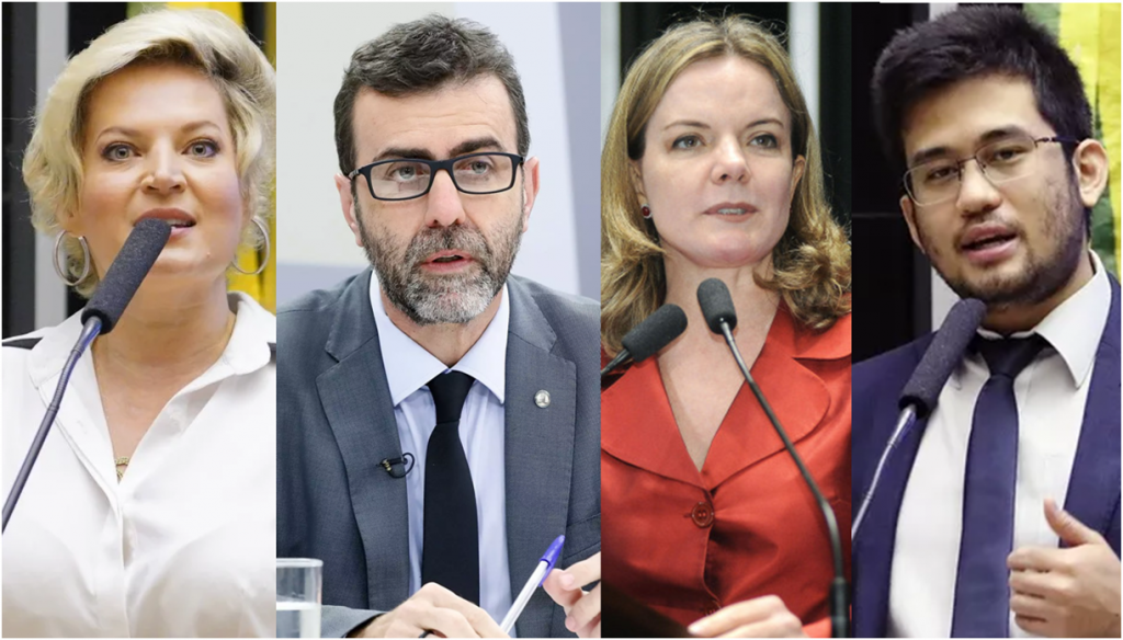 Joice, Kim, Gleisi e Marcelo Freixo se unem em pedido de impeachment de Bolsonaro