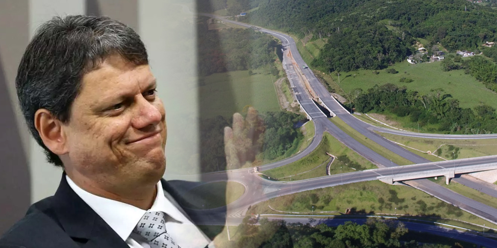 Tarcísio de Freitas anuncia "a maior obra rodoviária do Brasil" no valor de R$ 1,7 bi