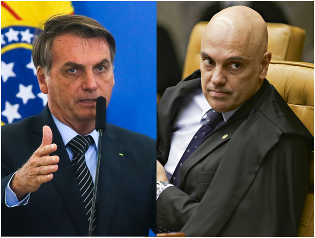 Bolsonaro diz que Moraes viola a Constituição e diz que "a hora dele vai chegar"