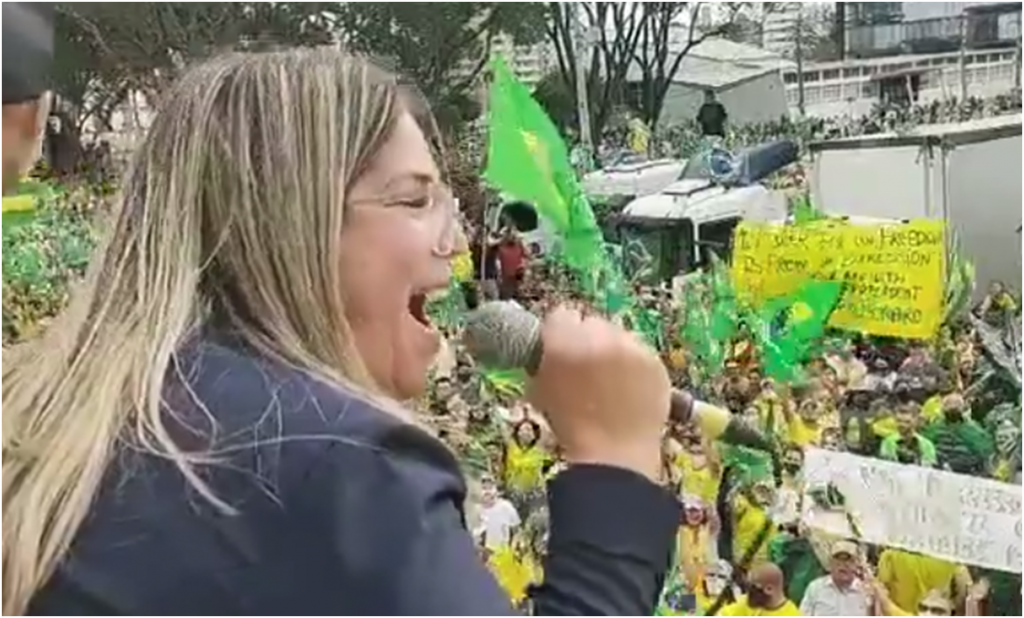 Curitiba também fez ato pela libertação de Roberto Jefferson e em apoio a Bolsonaro