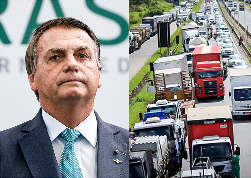 Bolsonaro pede que caminhoneiros não façam paralisação: "Deixa com a gente agora"