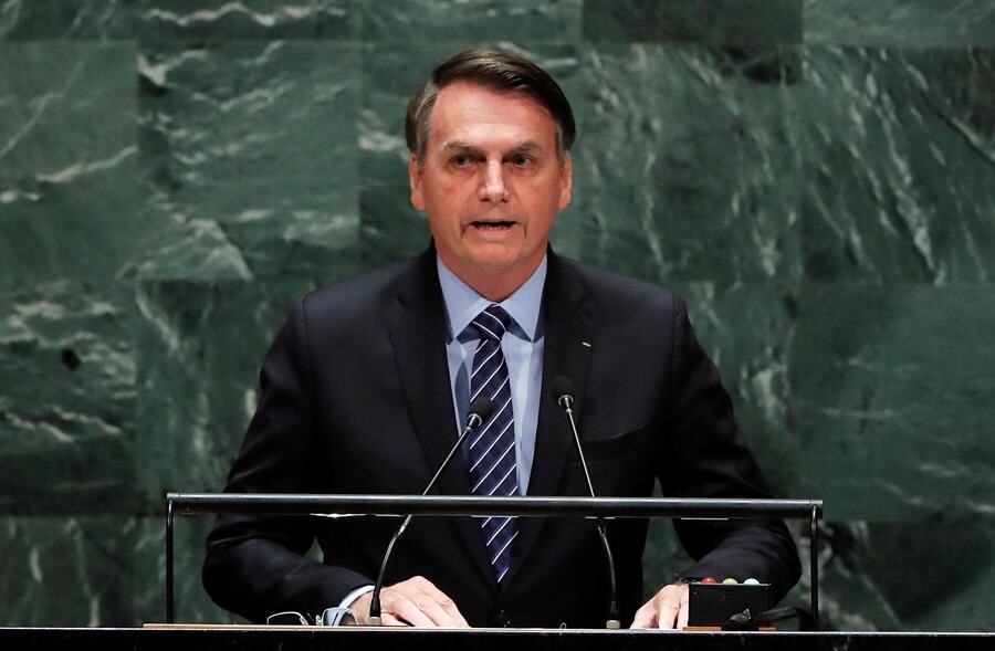 Bolsonaro na ONU: "Estávamos à beira do socialismo; apresento agora um novo Brasil"