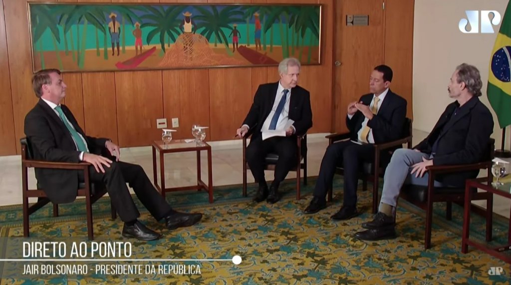Em menos de 24h, entrevista de Bolsonaro à Jovem Pan chega a 1,5 milhão de views