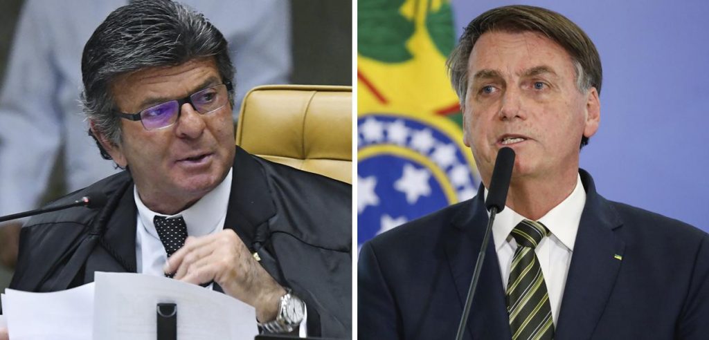 Versão 'paz e amor' de Bolsonaro agrada Fux, que elogia ausência de conflitos