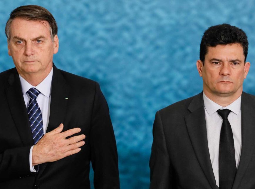 "Trabalhou contra muito tempo. Descobri mais tarde", diz Bolsonaro sobre Moro