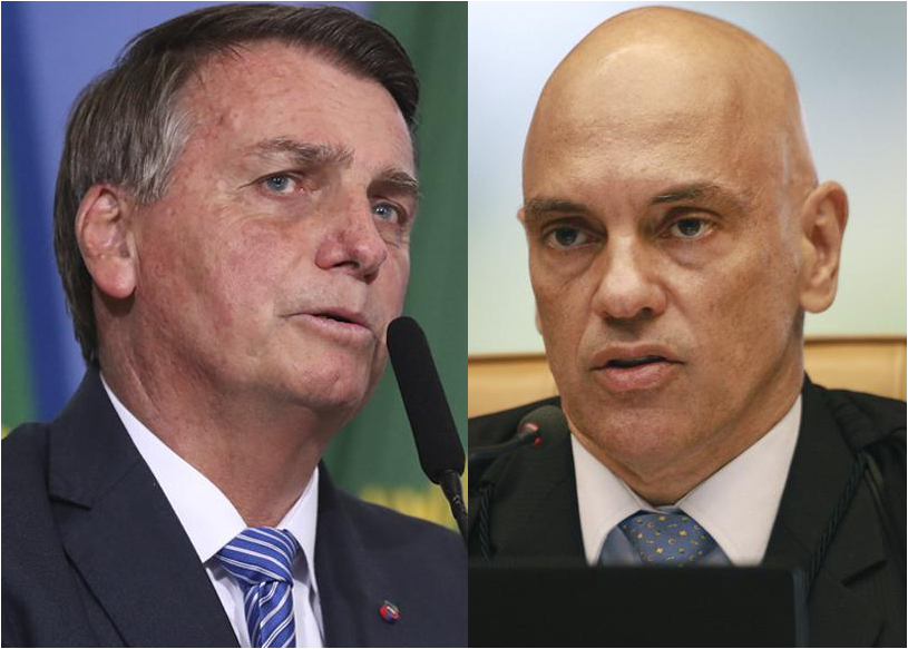 Bolsonaro critica Moraes: 'Está no quintal de casa, vai ter coragem de entrar?'