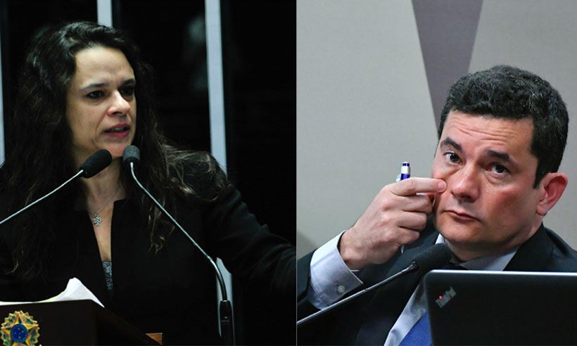 Janaína rebate Moro por espalhar fake contra Bolsonaro: "Deveria ser menos infantil"