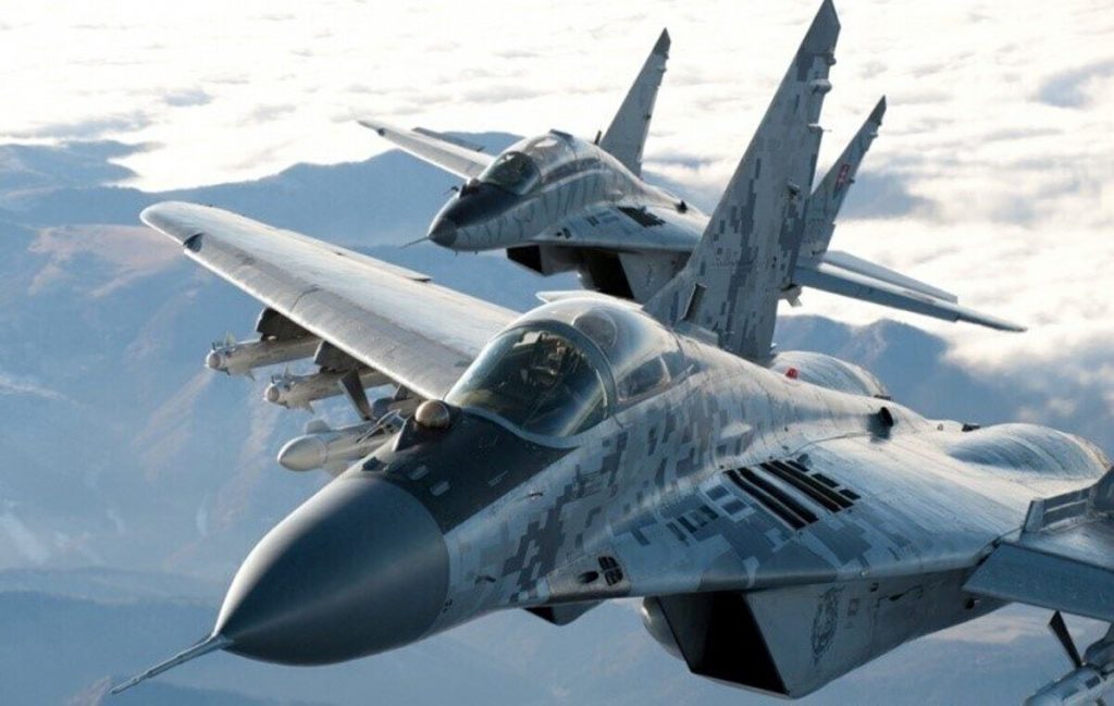 GUERRA: Polônia anuncia que poderá doar toda a frota de caças MIG-29 para a Ucrânia