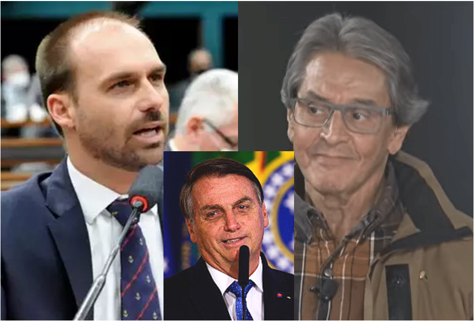 Eduardo rebate críticas a Bolsonaro no centrão com vídeo de Bob Jeff: 