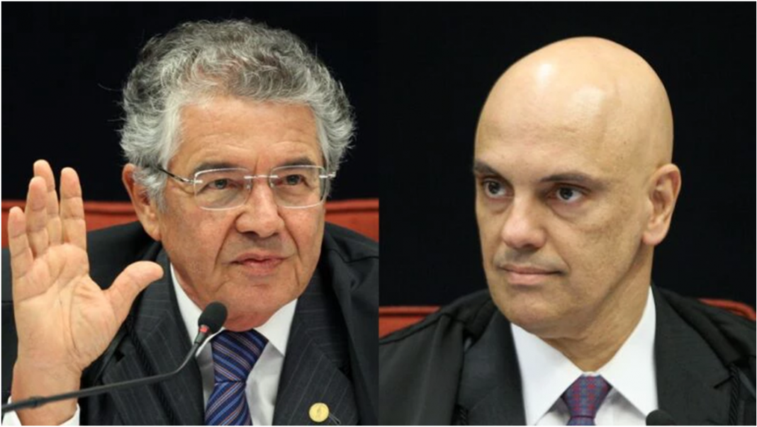 Marco Aurélio volta a criticar Moraes: 'Falta pouco pra usar estrela de xerife'