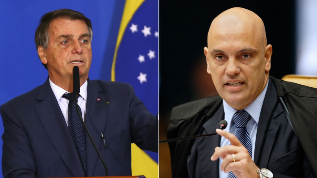 Bolsonaro cobra de Moraes por intimidação de Lula a deputados: "Vai ficar quieto?"