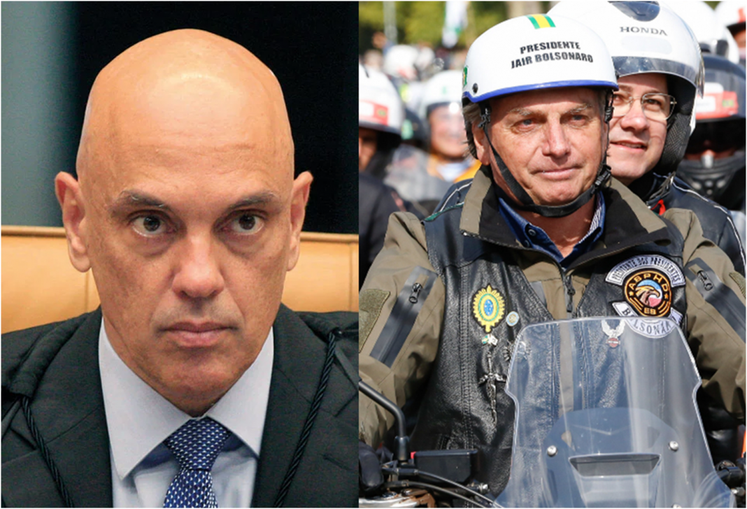 Moraes determina que associação explique o financiamento de motociata com Bolsonaro