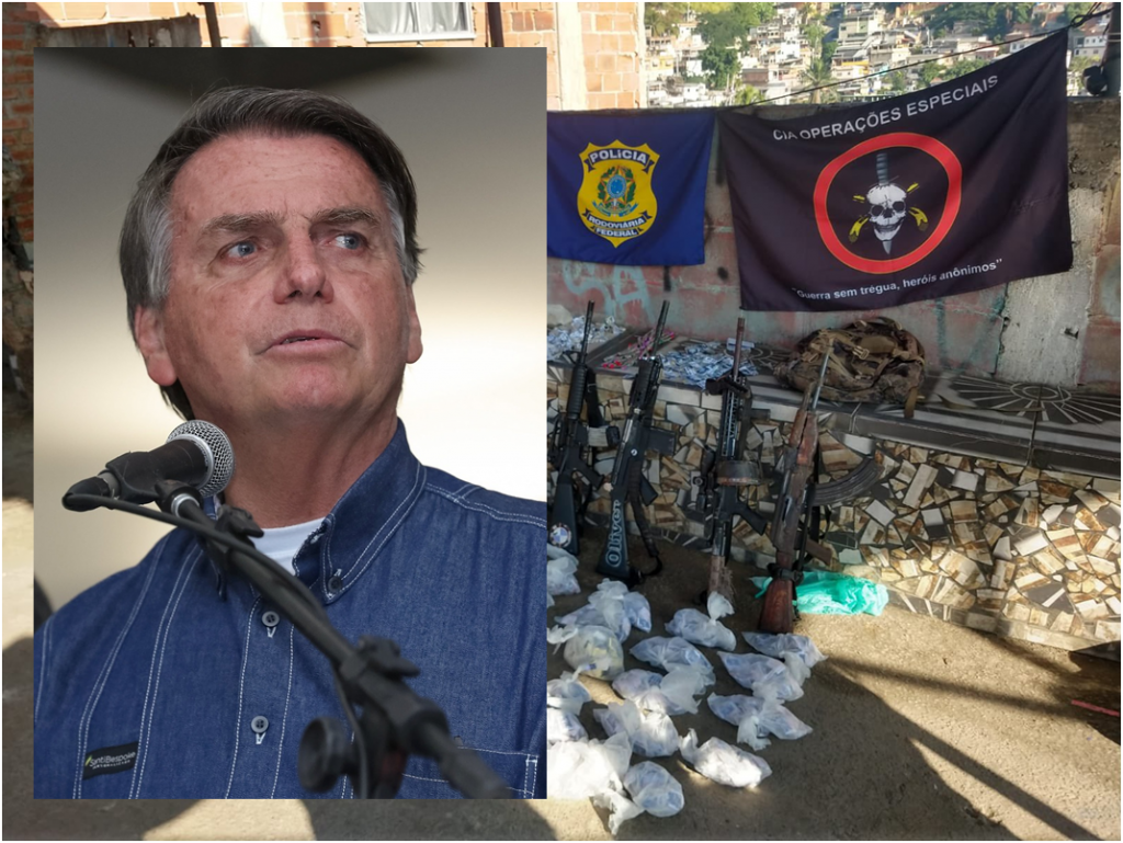 Bolsonaro parabeniza policiais por terem matado ao menos 20 "marginais" no RJ