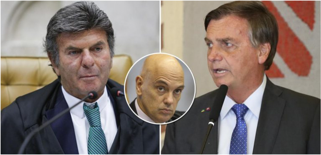 Após ação de Bolsonaro, Fux defende Moraes: 'Ele trabalha com extrema competência'