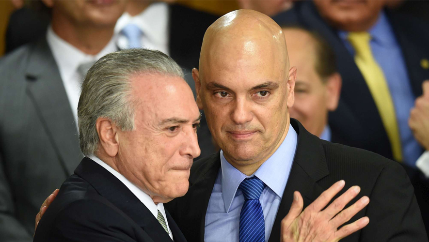 Temer diz que Moraes “trará tranquilidade para eleições” na presidência do TSE
