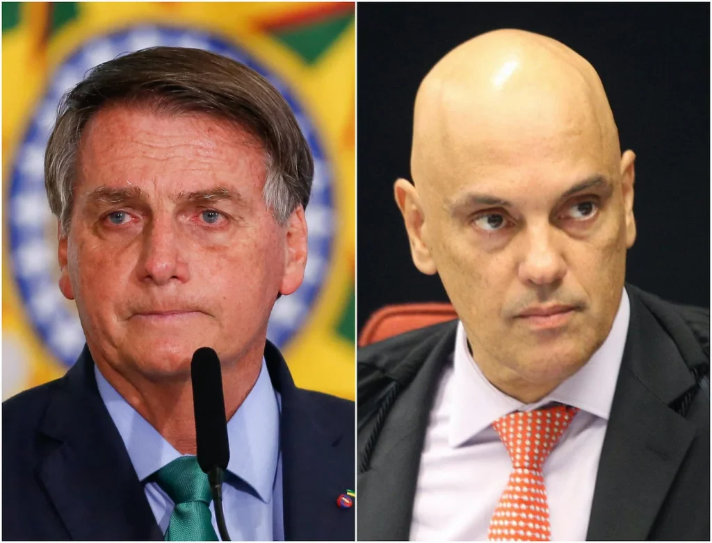 Bolsonaro sobre Moraes: ‘Estamos esgotando tudo nas 4 linhas; ele quer uma ruptura?’