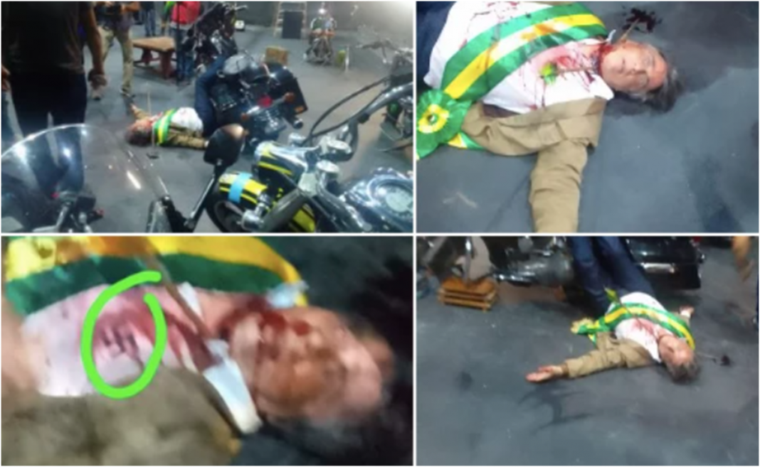 Vídeo encena morte de Bolsonaro durante motociada; políticos cobram reação de Moraes