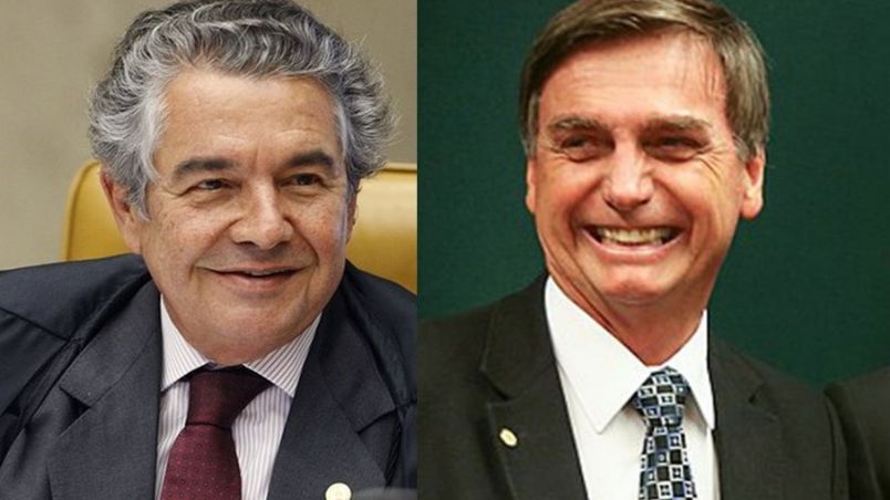 Entre o atual presidente e Lula, Marco Aurélio diz que "votaria em Bolsonaro"