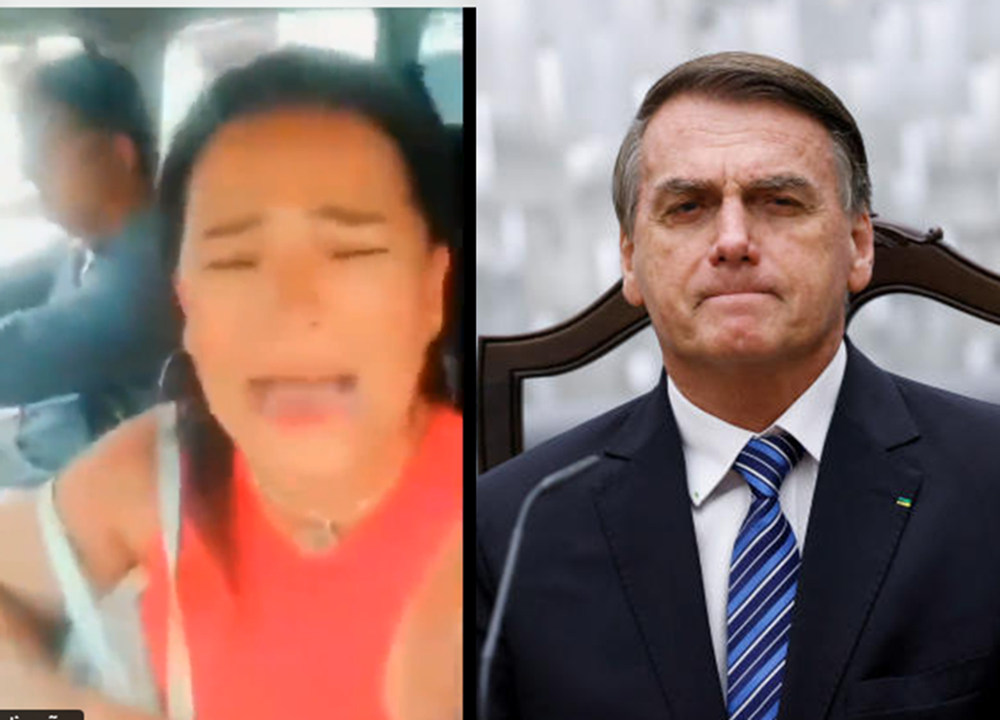 “Cadê você Bolsonaro? O seu povo está sendo preso”, diz manifestante aos prantos