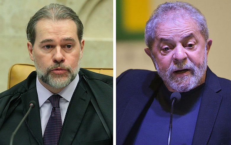 Toffoli, ministro do STF, para Lula: "Queria dormir nesta noite com o seu perdão"