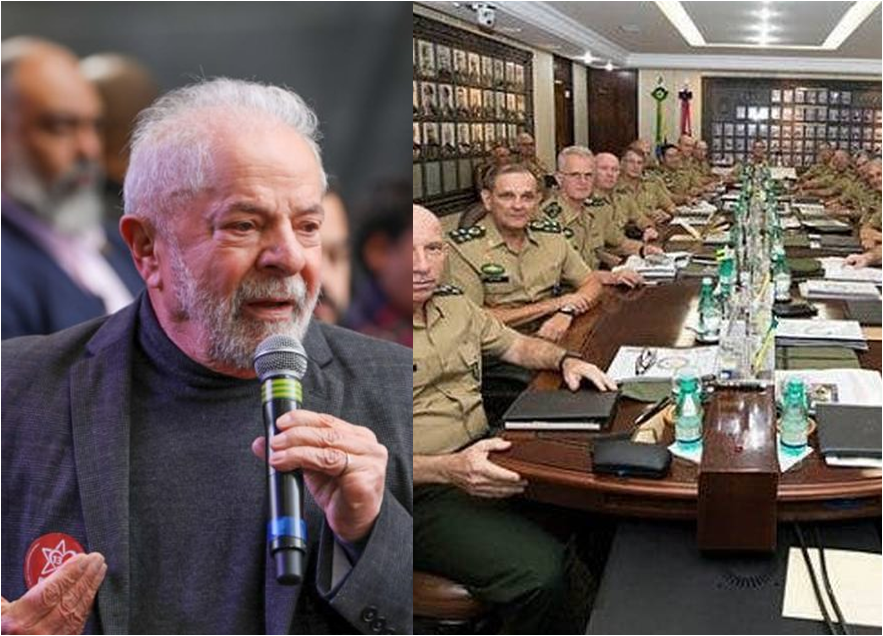 Generais se irritam após Lula dizer que "Forças Armadas não são poder moderador"