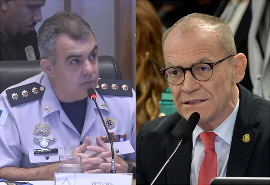 Ex-comandante da PM-DF enquadra senador petista: 'O senhor falta com a verdade'