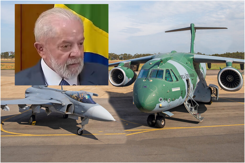 Fala de Lula contra Israel pode afetar os programas do caça Gripen e KC-390 da FAB