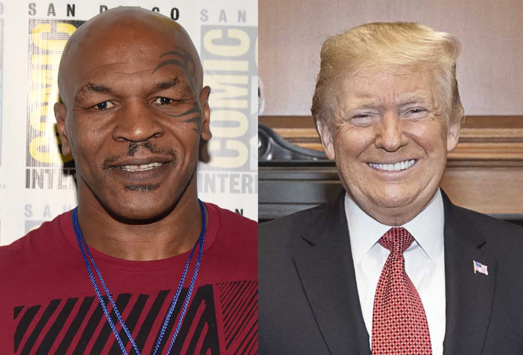 Mike Tyson anuncia voto em Trump e desafia: "Vão fazer o quê, me bater? Acho que não"