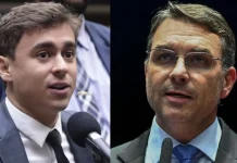 Nikolas Ferreira reforça apoio a Flávio Bolsonaro: “Não há espaço para terceira via” Nikolas Ferreira reforça apoio a Flávio Bolsonaro: "Não há espaço para terceira via"