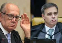 Gilmar Mendes usa as redes sociais para atacar Mendonça e é ‘detonado’ por internautas Gilmar Mendes usa as redes sociais para atacar Mendonça e é 'detonado' por internautas